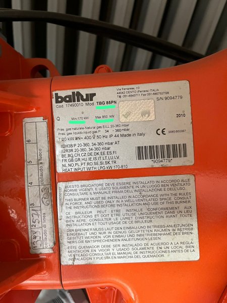 BALTUR TBG 85